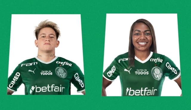 Montagem - Yamila Martínez e Ingrid Sorriso - Palmeiras