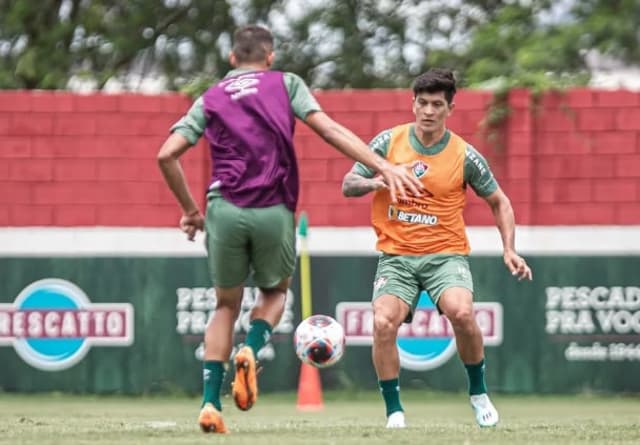 Cano - treino Fluminense