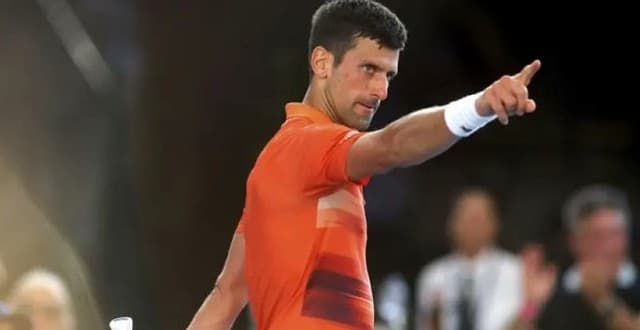 Novak Djokovic se irrita