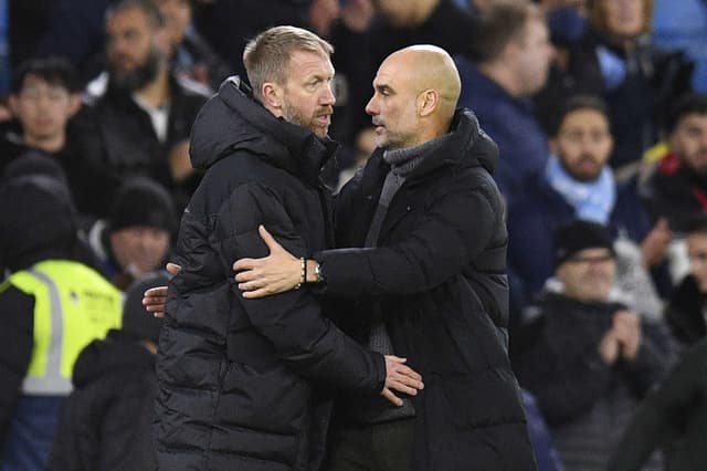 Guardiola e Graham Potter