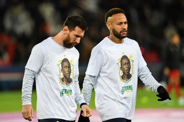 Neymar e Messi - Pelé