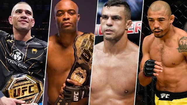 Alex Poatan, Anderson Silva, Vitor Belfort e José Aldo