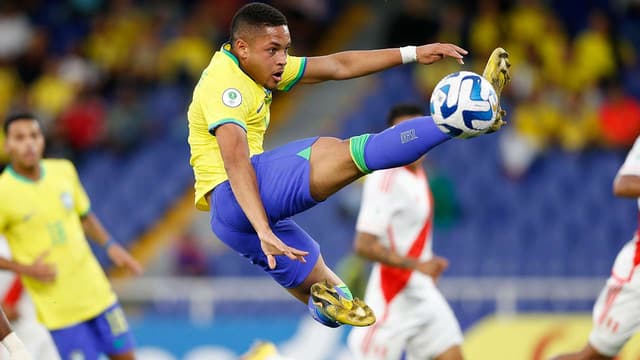 Vitor Roque sub 20 brasil x peru sul americano