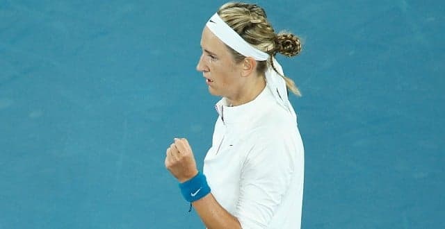 Victoria Azarenka vibra com vitória