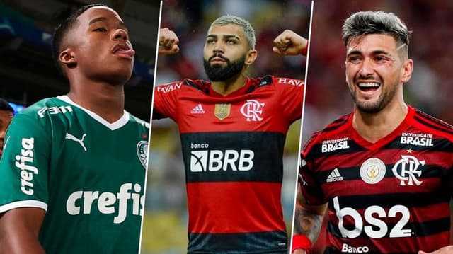 Gabigol endrick e arrascaeta