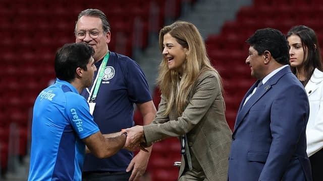 Abel Ferreira e Leila Pereira - Palmeiras - Supercopa