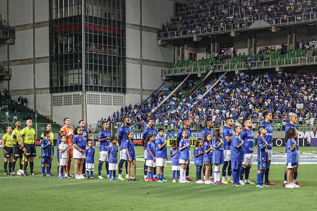 Cruzeiro - clássico contra o Atlético-MG