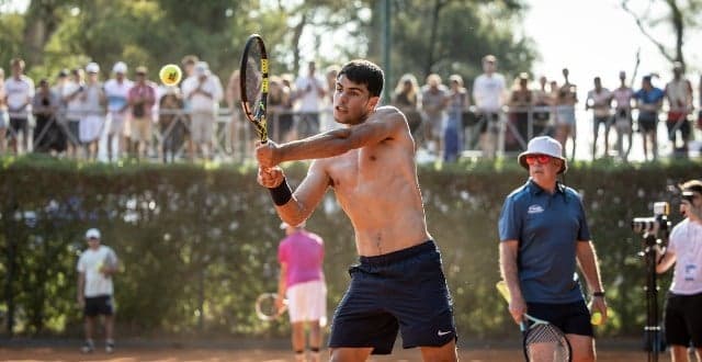 Carlos Alcaraz treina em Buenos Aires