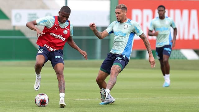 Patrick e Navarro - Treino Palmeiras