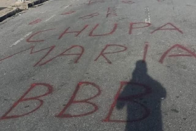 Vandalismo - torcida do Atlético-MG