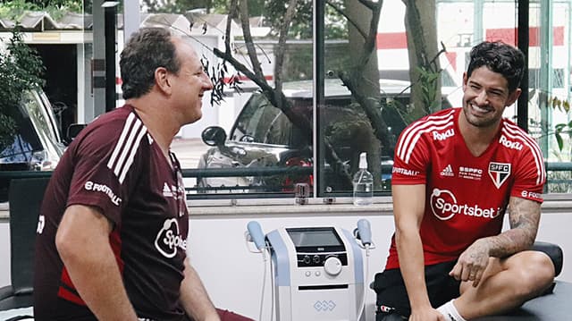 Alexandre Pato e Rogerio Ceni