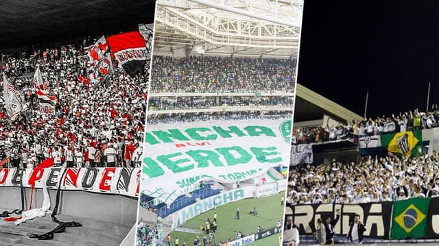 Independente, Torcida Jovem do Santos e Mancha Verde