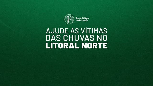 Palmeiras Doações Vítimas Chuvas SP