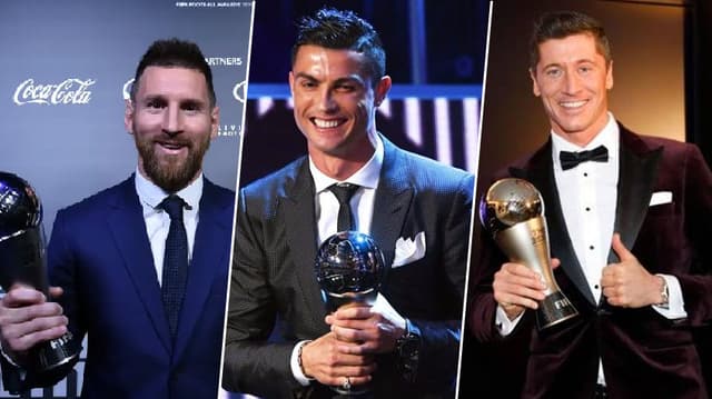 Messi, Cristiano Ronaldo e Lewandowski