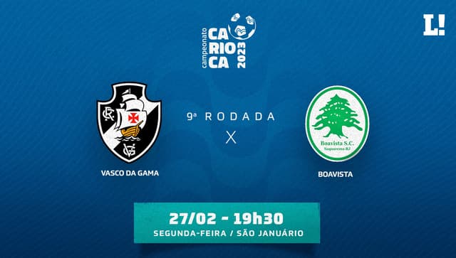 Tempo Real Vasco x Boavista Carioca 9 rodada