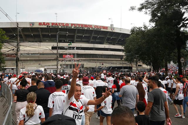 Torcida do São Paulo no Morumbi