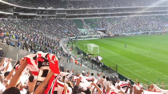 Torcida do São Paulo no Allianz Parque