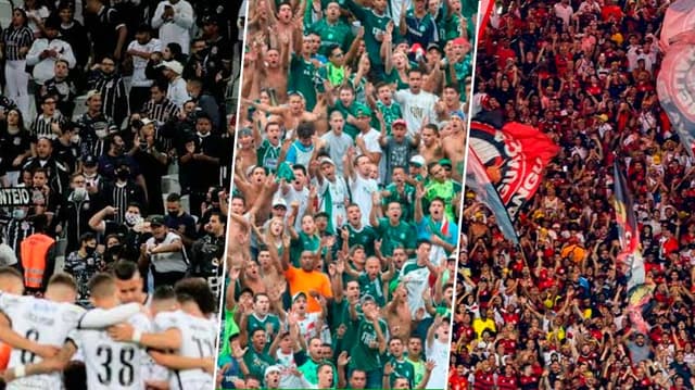 Torcidas - Corinthians Palmeiras e Flamengo