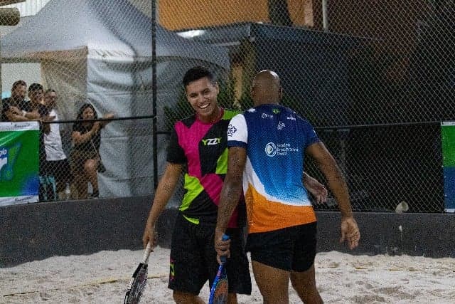 Gustavo Russo e Jaílson durante torneio em Sorocaba