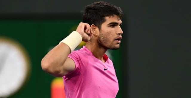 Carlos Alcaraz na semi em Indian Wells