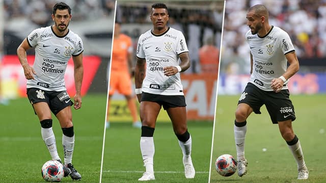 Giuliano, Paulinho e Renato Augusto - Corinthians