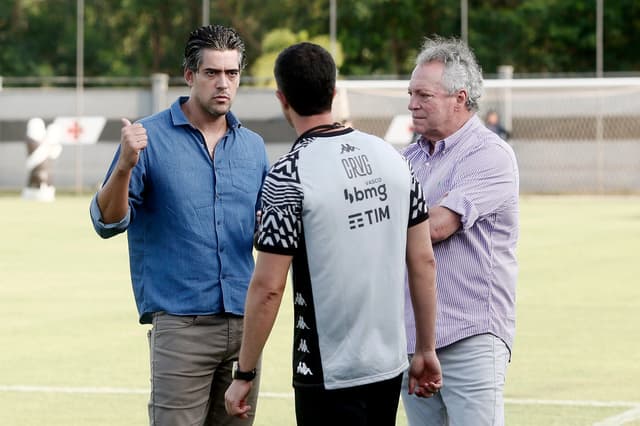 Paulo Bracks, Barbieri e Abel Braga - Vasco