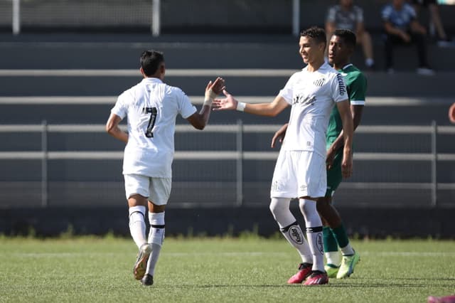 Santos 5 x 1 Goiás - Brasileirão Sub-20 (Deivid e Patati)