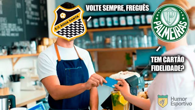 Meme: Água Santa x Palmeiras