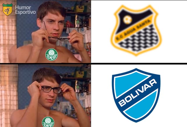 Meme: Bolívar x Palmeiras