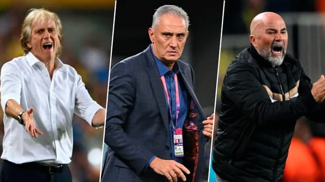 Jesus, Tite e Sampaoli