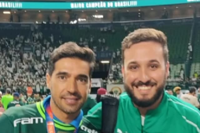 Abel Ferreira e torcedor