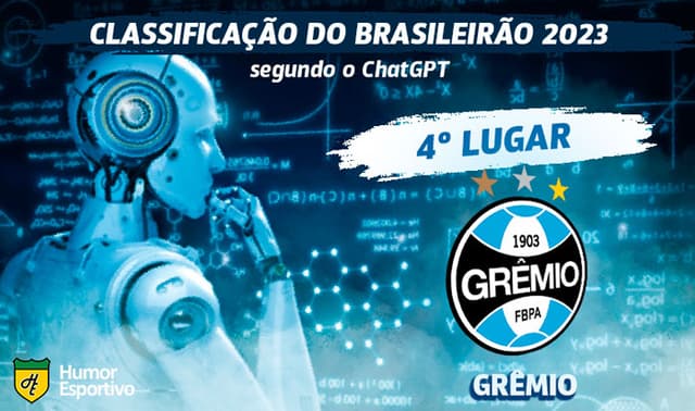 ChatGPT: Classificação do Brasileirão - Grêmio