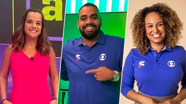 Camila Carelli, Pedro Moreno e Karine Alves