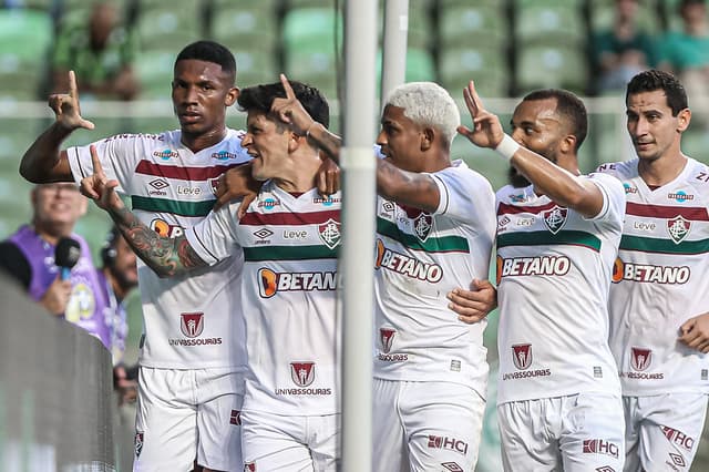 América-MG x Fluminense - Lelê, Cano