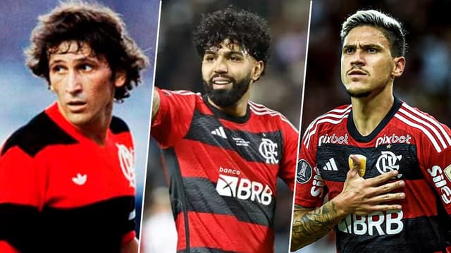 Capa Zico, Gabigol e Pedro