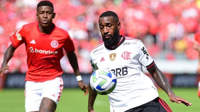 Internacional x Flamengo Gerson