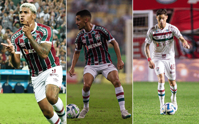 John Kennedy, Daniel e Diogo Barbosa - Fluminense