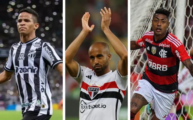 Erick, Lucas Moura e Bruno Henrique