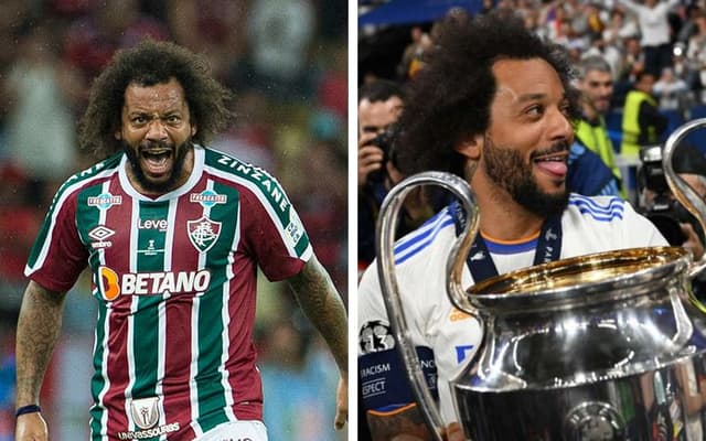 Marcelo- Libertadores e Champions