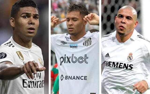 Casemiro, Marcos Leonardo e Ronaldo