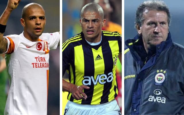 Brasileiros ídolos em Fenerbahçe e Galatasaray