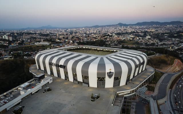 Atlético-MG estreou a Arena em agosto de 2023, em vitória sobre o Santos (Foto: Pedro Souza/Atlético)