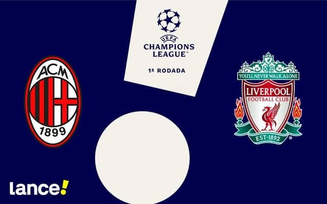 Milan e Liverpool decidiram finais de Champions em 2005 e 2007, com uma vitória para cada lado (Arte: Lance!)