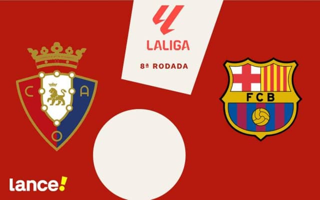 O Barcelona venceu os seis últimos jogos diante do Osasuna (Arte: Lance!)