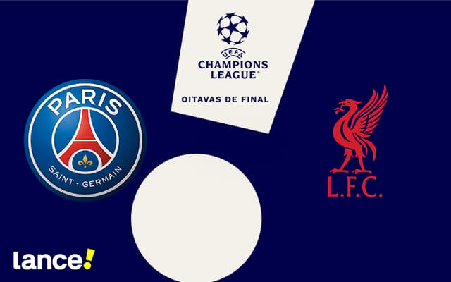 PSG e Liverpool se enfrentam na Champions League (Arte: Lance!)