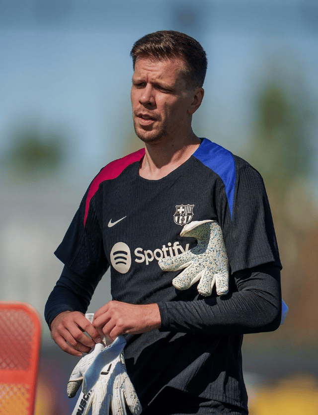 Por conta da lesão de ter Stegen, Szczesny foi o principal goleiro do Barcelona temporada 2024/25 (Foto: Divulgação)