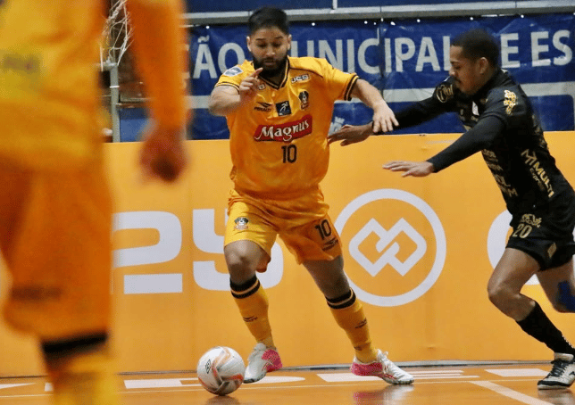 O Magnus derrotou o Joaçaba por 1 a 0 (Foto: Pedro Trevisan / Magnus Futsal)