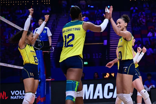 Brasil x Itália – Liga das Nações de Vôlei Feminino