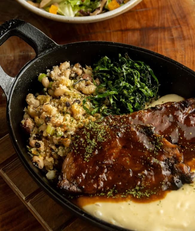 Prato servido no Braza Gastronomia (Foto: Divulgação/ Braza Gastronomia)