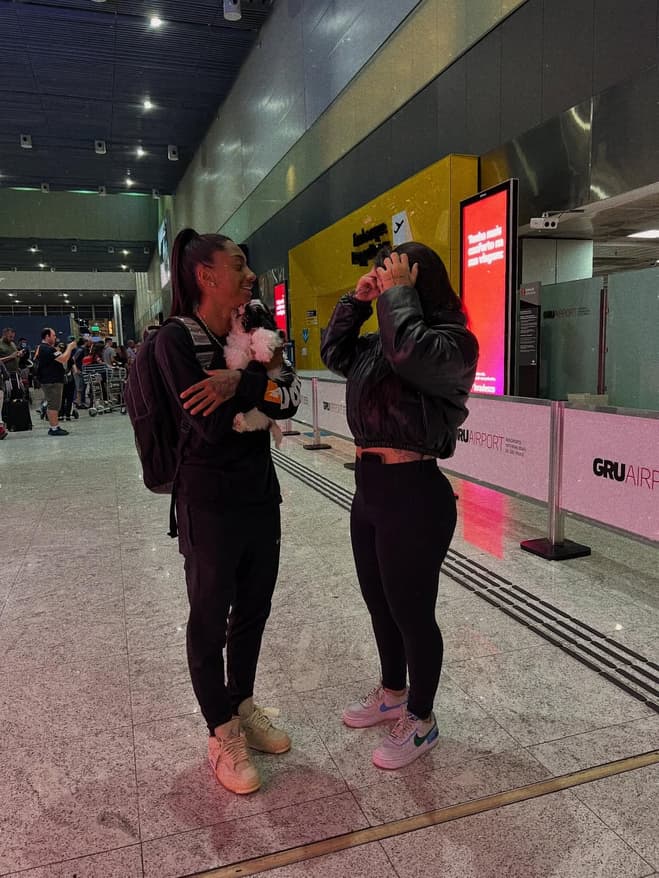 Kerolin e Rafaela Del Biachi (Foto: Reprodução)